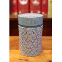 Boîte Cylindrique Andalouse bleu - Compagnie Anglaise des Thés