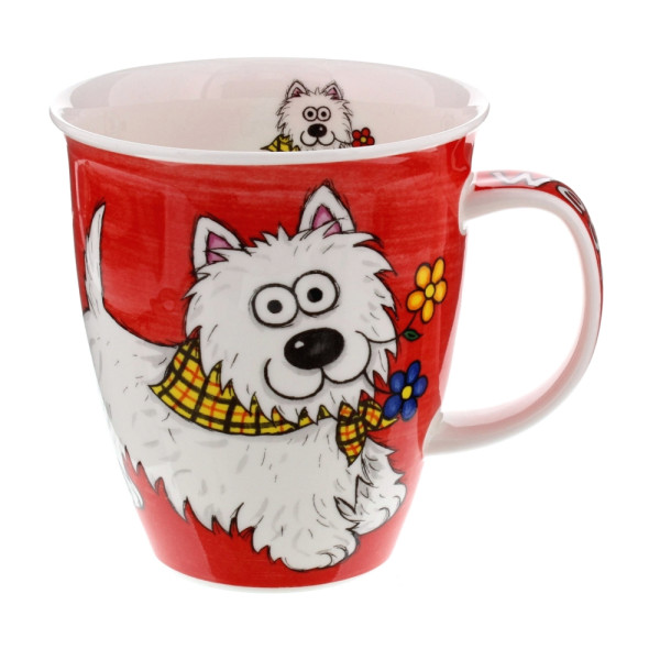 Mug Dunoon Westie Blanc -Compagnie Anglaise des Thés