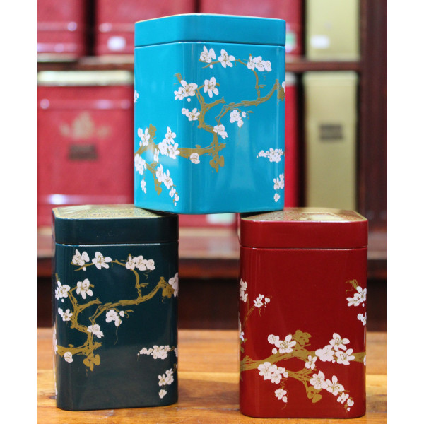 Boîte Cerisier Japonais Bleue - Compagnie Anglaise des Thés
