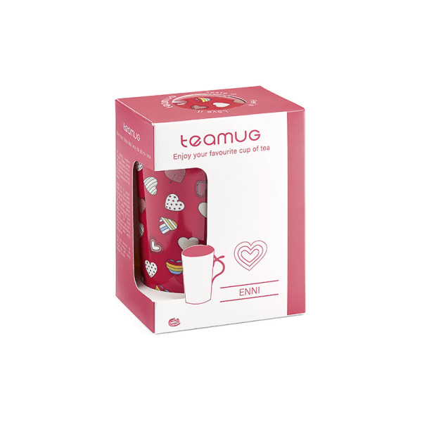 Tisanière Love Rouge - Compagnie Anglaise des Thés