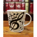 Mug Dunoon Notes de musique - Compagnie Anglaise des Thés