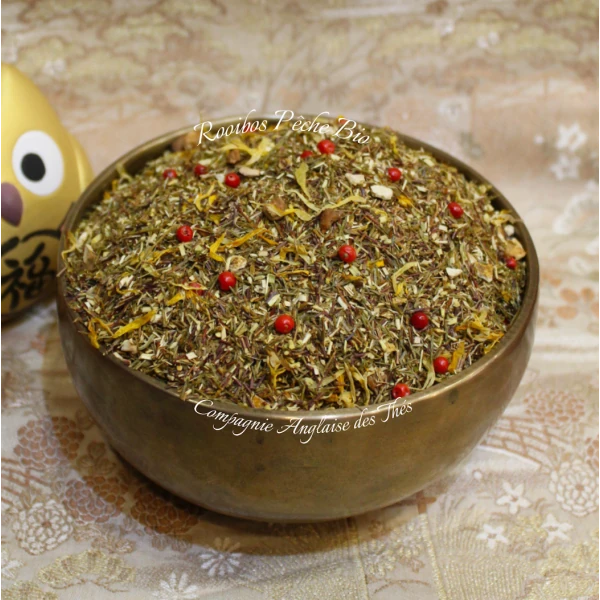Rooibos PÊCHE BIO - PÊCHE DE VIGNE - Compagnie Anglaise des Thés