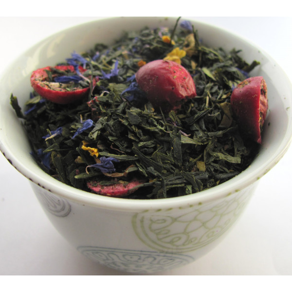 Tasse Thé vert Cranberry, Fleurs - Thé vert ÉLIXIR  - Compagnie Anglaise des Thés