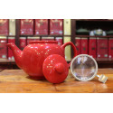 Théière Rouge 1,2l - Compagnie Anglaise des Thés