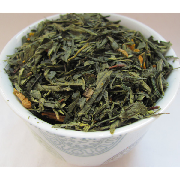 Tasse Thé vert Pêche, Abricot, Mangue -Thé vert CHAMADE  - Compagnie Anglaise des Thés