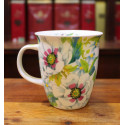 Mug Dunoon Fleurs blanches - Compagnie Anglaise des Thés