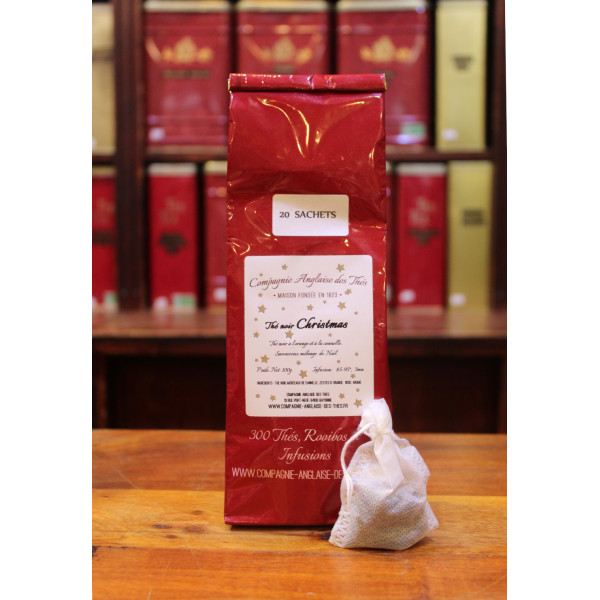 Recharge Thé noir CHRISTMAS en sachets - Compagnie Anglaise des Thés