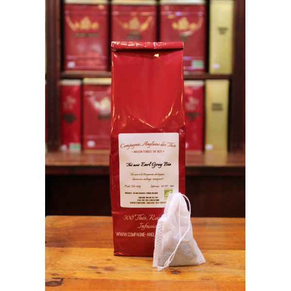 Recharge Thé noir EARL GREY BIO en sachets - Compagnie Anglaise des Thés