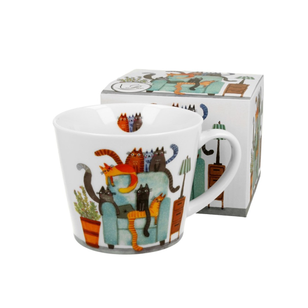 Grand Mug Insolence Chats Canapé 50cl - Compagnie Anglaise des Thés