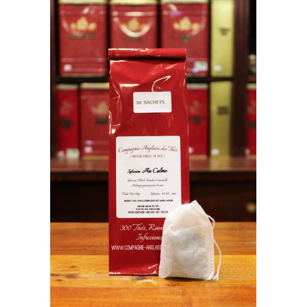 Recharge Infusion AU CALME en sachets - Compagnie Anglaise de Thés