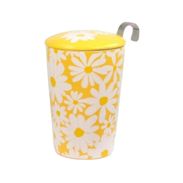 Tisanière Marguerite jaune - Compagnie Anglaise des Thés