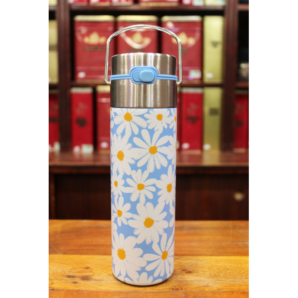 Thermos Marguerite bleue clair 50cl - Compagnie Anglaise des Thés