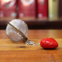 Contrepoids Coeur Rouge Ø 5 cm - Compagnie Anglaise des Thés