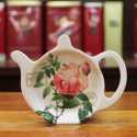 Soucoupe repose sachet Redoute Rose - Compagnie Anglaise des Thés