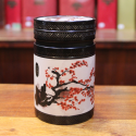 Boîte Cerisier en fleurs cylindrique - Compagnie Anglaise des Thés