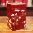 Boîte Cerisier Japonais Rouge - Compagnie Anglaise des Thés