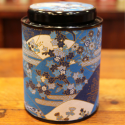 Boîte Japonaise Cylindrique Bleue - Compagnie Anglaise des Thés
