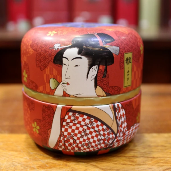 Boîte cylindrique sumo kabuki - Compagnie Anglaise des Thés