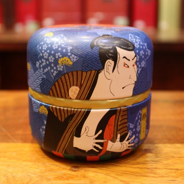 Boîte cylindrique sumo kabuki - Compagnie Anglaise des Thés