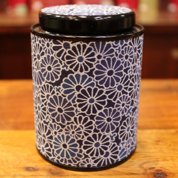 Boîte Japonaise fleurs bleues 80g - Compagnie Anglaise des Thés