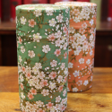 Boîte Japonaise verte et rose - Compagnie Anglaise des Thés