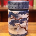 Boîte grue bleu - Compagnie Anglaise des Thés