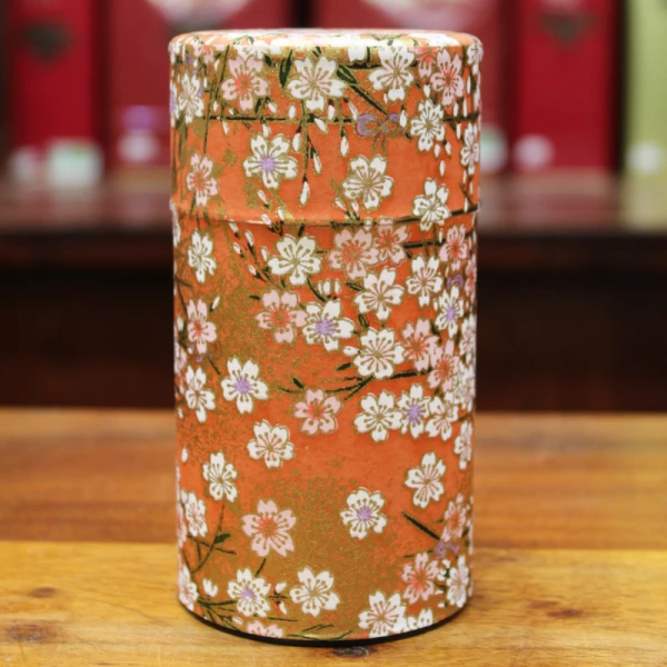 Boîte Japonaise Orange et doré 80g - Compagnie Anglaise des Thés