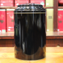Boîte Cylindrique Noire - Compagnie Anglaise des Thés