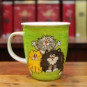 Mug Dunoon Chat Roux Fleurs - Compagnie Anglaise des Thés