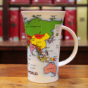 Mug Dunoon Carte du Monde - Compagnie Anglaise des Thés