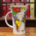 Mug Dunoon Carte du Monde - Compagnie Anglaise des Thés