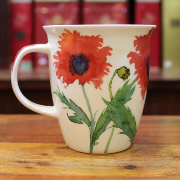 Mug Dunoon Coquelicot - Compagnie Anglaise des Thés