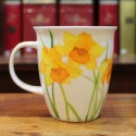 Mug Dunoon Fleurs jaunes - Compagnie Anglaise des Thés
