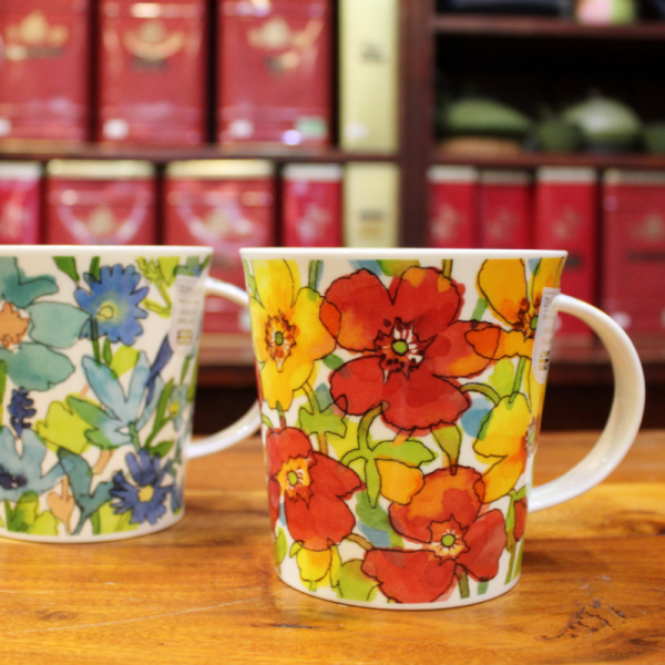 Mug Dunoon Aquarelle Red - Compagnie Anglaise des Thés