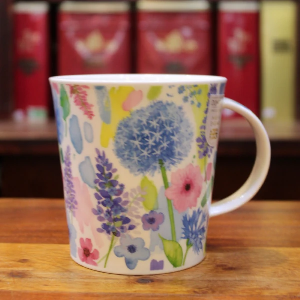 Mug Dunoon  Jardin Fleuri Bleu- Compagnie Anglaise des Thés