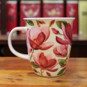 Mug Dunoon Magnolias Rose Foncé - Compagnie Anglaise des Thés