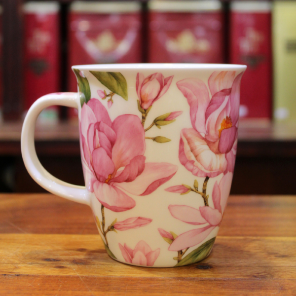 Mug Dunoon Magnolias Rose Clair - Compagnie Anglaise des Thés