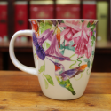 Mug Dunoon Colibri Fleur violette - Compagnie Anglaise des Thés
