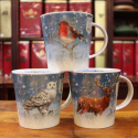 Mug Dunoon Chouette hiver - Compagnie Anglaise des Thés