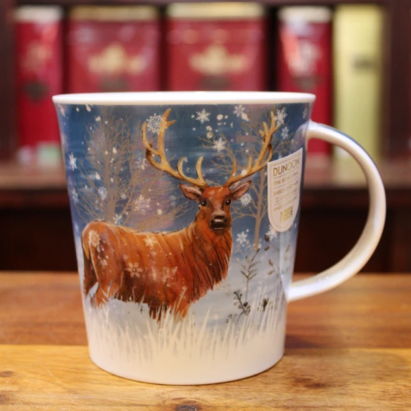 Mug Dunoon Cerf hiver - Compagnie Anglaise des Thés