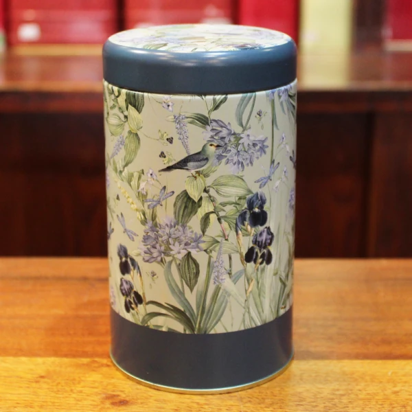 Boîte Cylindrique Oiseau et Fleurs 150grs - Compagnie Anglaise des Thés