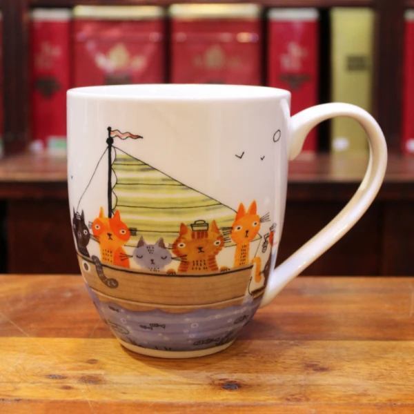 Mug Maxi Chats Bateau - Compagnie Anglaise des Thés