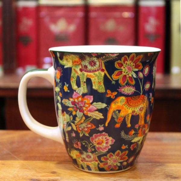 Grand Mug Bleu Éléphant- Compagnie Anglaise des Thés