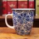 Mug Maxi Rosaces bleues - Compagnie Anglaise des Thés