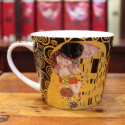 Grand Mug Insolence Klimt Le Baiser marron 50cl - Compagnie Anglaise des Thés