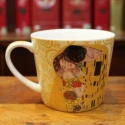 Grand Mug Insolence Klimt Le Baiser écru 50cl - Cie Anglaise des Thés