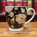 Mug Élégance Roses Anglaises Noires - Compagnie Anglaise des Thés