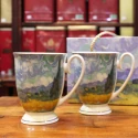 Coffret Mugs Champs de Blé Van Gogh 32cl - Compagnie Anglaise des Thés