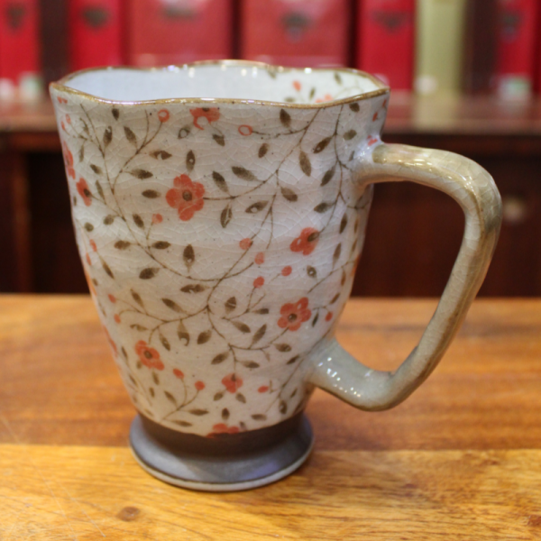 Mug Japonais fleurs roses - Compagnie Anglaise des Thés