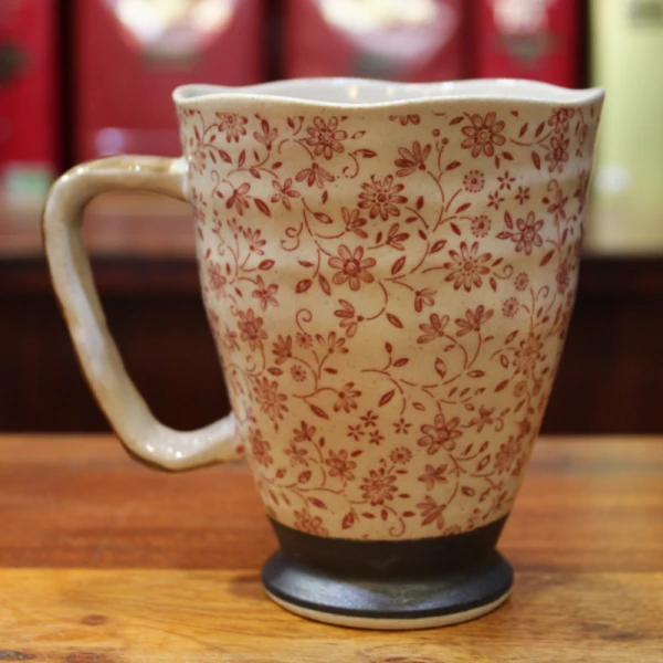 Mug Japonais Tsubaki rose - Compagnie Anglaise des Thés